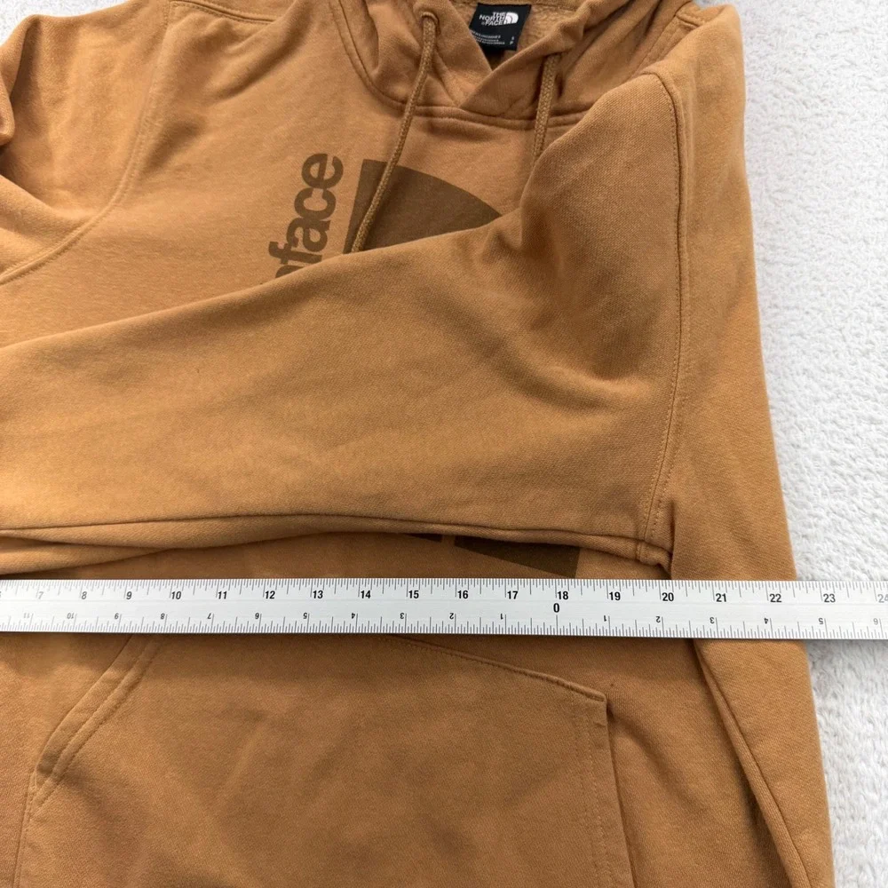 The North‎ Face Mens Graphic Logo Pullover Hoodie Tan Brown Small NF0A3X9I